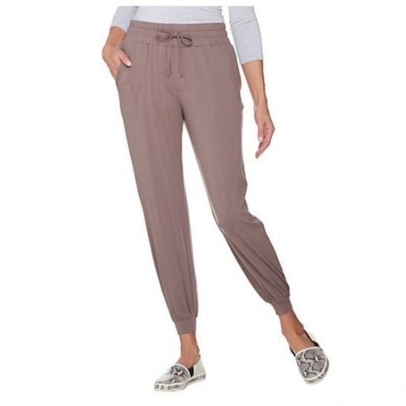 AnyBody Loungewear Cozy Knit Jogger Pants  10849 - Picture 1 of 3